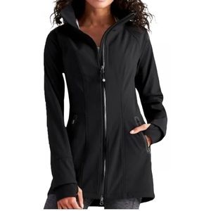 Athleta wind and rain jacket with hood